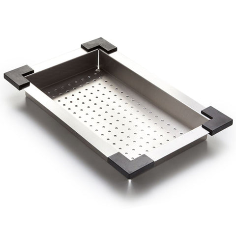 Oliveri professional colander - Stainless Steel, fits most sink bowls, 445mm wide - ACP136