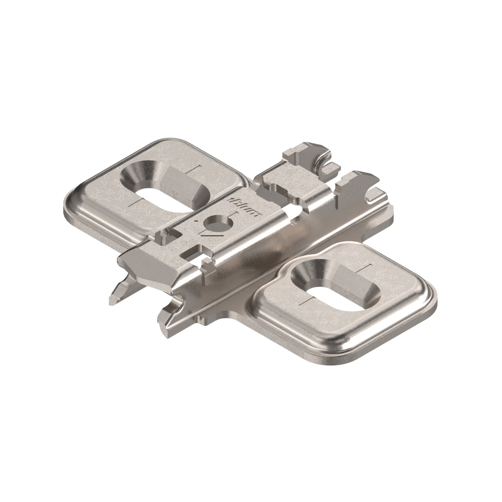 Blum 107° Full Overlay Self Close Cabinet Hinge - 2 Pack Nickel Metal