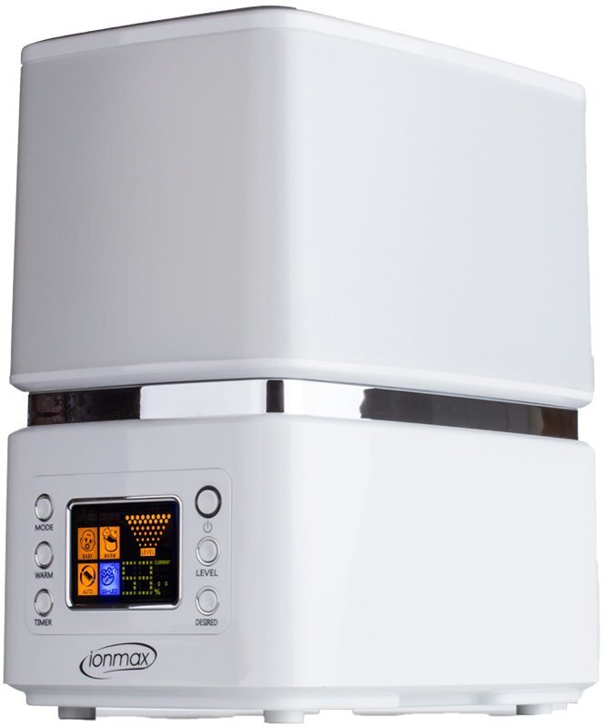 Ionmax 6.5L humidifier - UV sterilisation, dual mist outlet, hydrostat humidity control - ION90