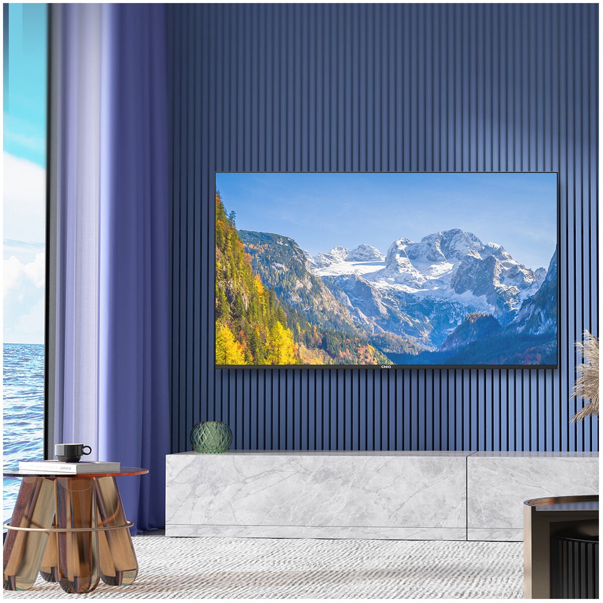 CHiQ 43 Inch LED 4K UHD Google TV - Chromecast Built-in, HDR10, 4 HDMI Ports, 5.0 Star - U43G7PG