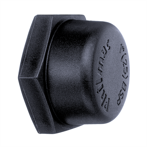 Philmac BSP Thread Pipe Cap 1 1/4 Inch Polypropylene Durable Seal - SuperSaverAU - view 1