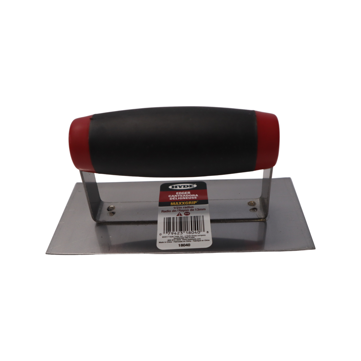 Hyde 73 x 152mm Render Edger, Steel Blade with Soft-Grip Handle