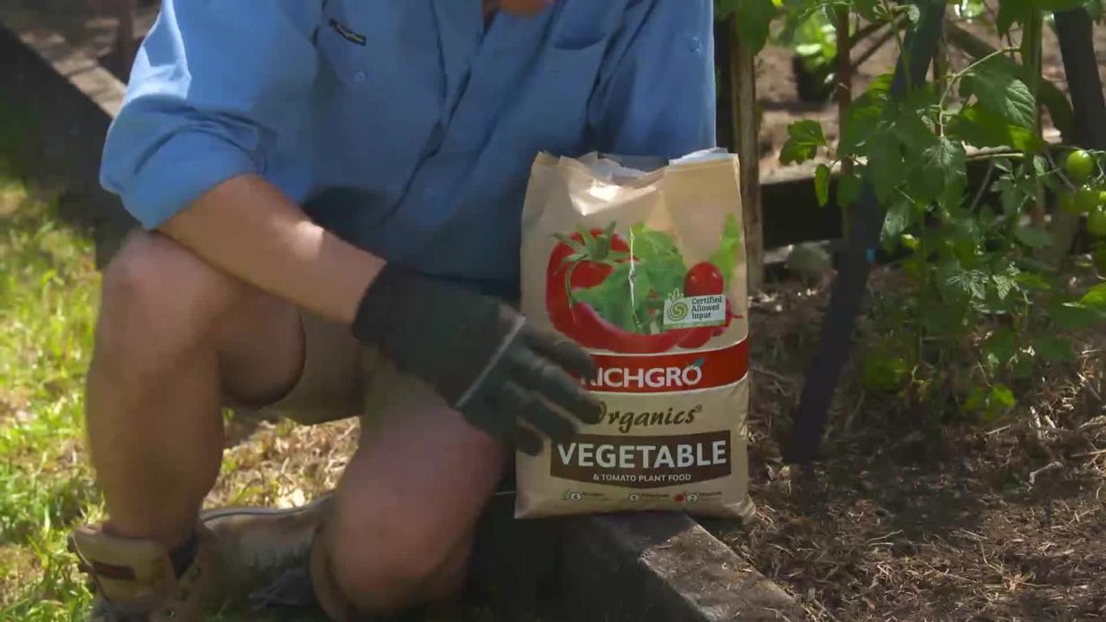 Richgro Organics Vegetable & Tomato Plant Food 5kg NPK 6-1-2 Natural Fertiliser