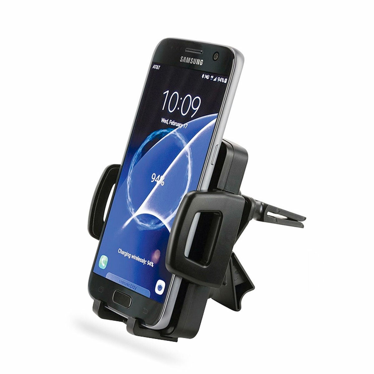 Scosche VentMount Qi wireless charging universal car vent mount - 360 degree adjustable - Black - VQM