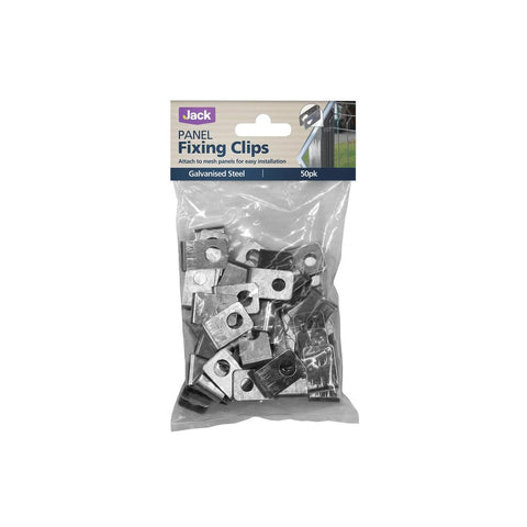 Jack Panel Fixing Clips - 50 Pack - Galvanised Steel - Easy Installation - SuperSaverAU - view 1