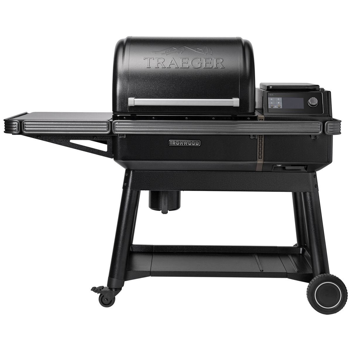 Traeger Ironwood Pellet Wood Grill - WiFIRE, Dual Meat Probes, Black Cabinet - TFB61RLGG