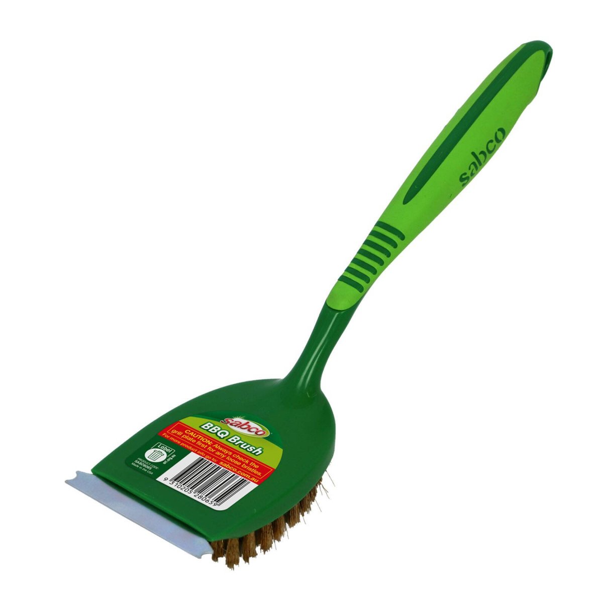 Sabco BBQ and Grill Brush 74mm Brass Bristles Polypropylene Handle