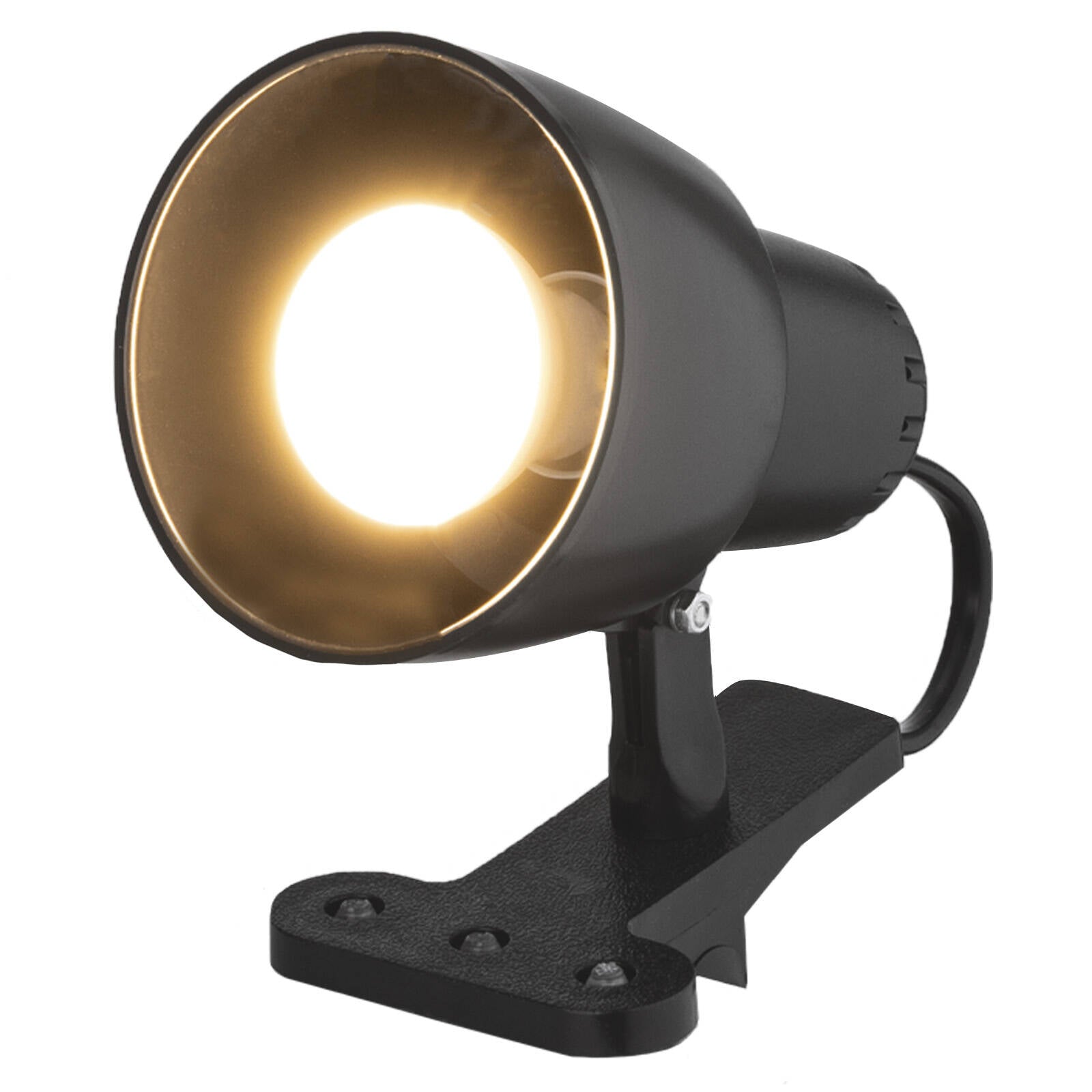Verve Design Black Cassy Clip Lamp Adjustable Head Indoor/Outdoor 15W ATL155BK