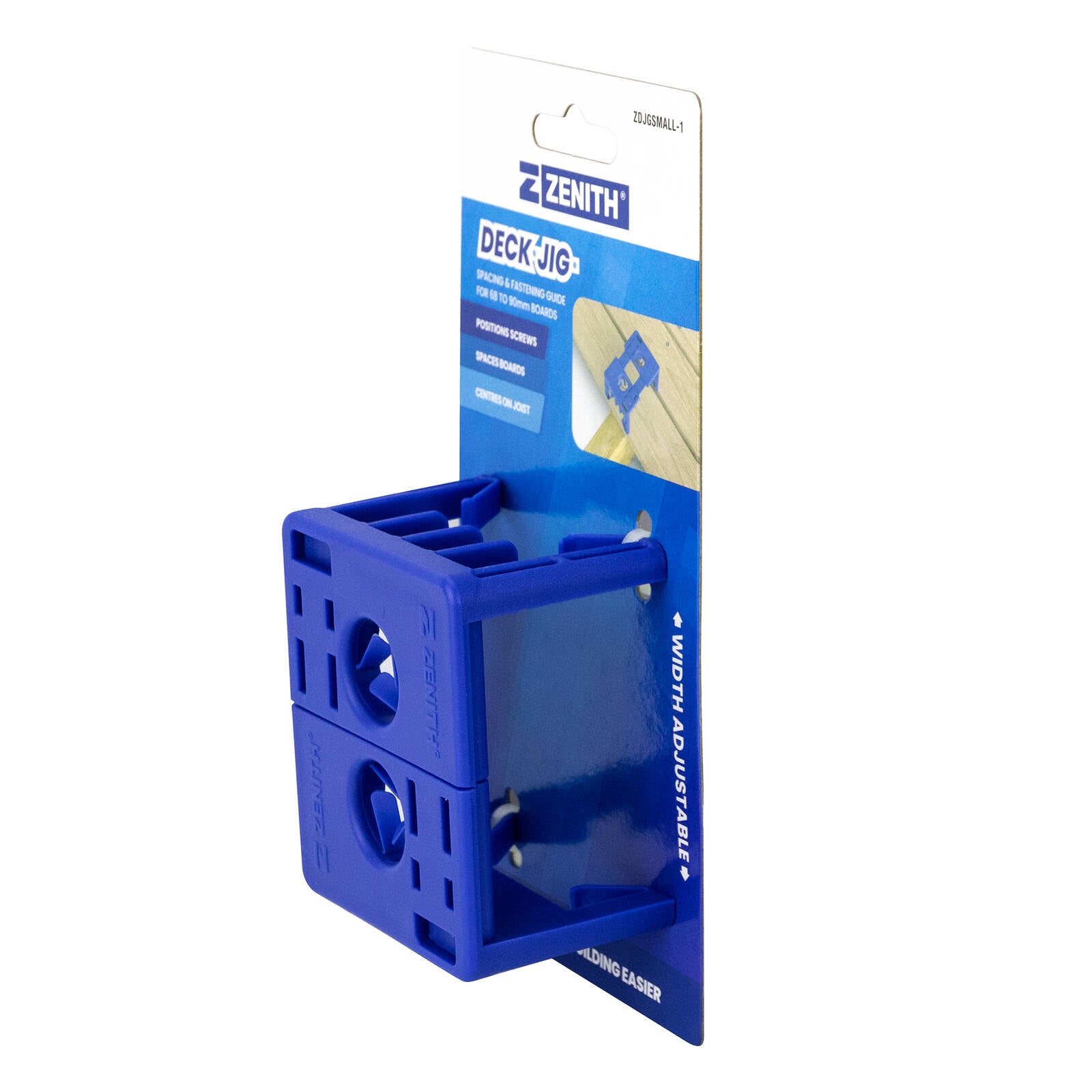 Zenith Deck Jig Spacing & Fastening Guide Tool 8mm Gap - Small
