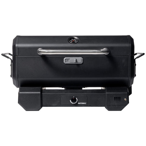 Masterbuilt Portable Charcoal BBQ - Black, SteadyTemp Dial, Up to Four Hours Burn Time - MB20040622
