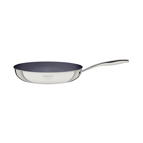 Tramontina Grano 30cm Ceramic Frying Pan - Tri-Ply Clad Stainless Steel, Induction Compatible - 62155306