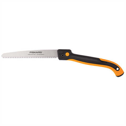 Fiskars Powertooth Folding Saw 250mm Steel Softgrip Easy Carry - SuperSaverAU - view 1