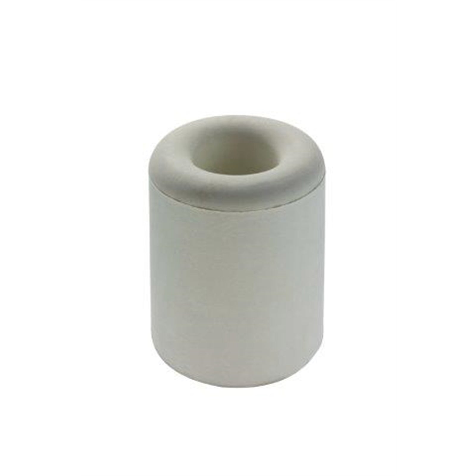 Adoored 50mm White Round Rubber Door Stop - Interior & Exterior, Weather Resistant