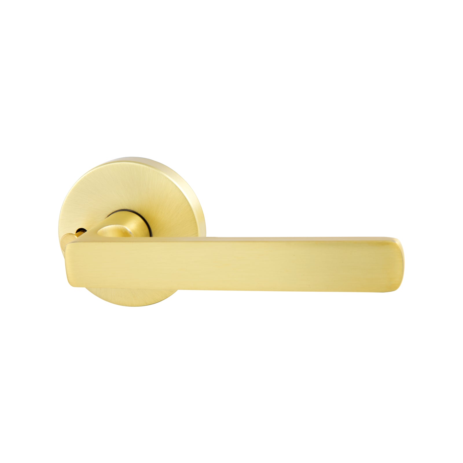 Gainsborough Avant Rivera Satin Brass Privacy Lever Set