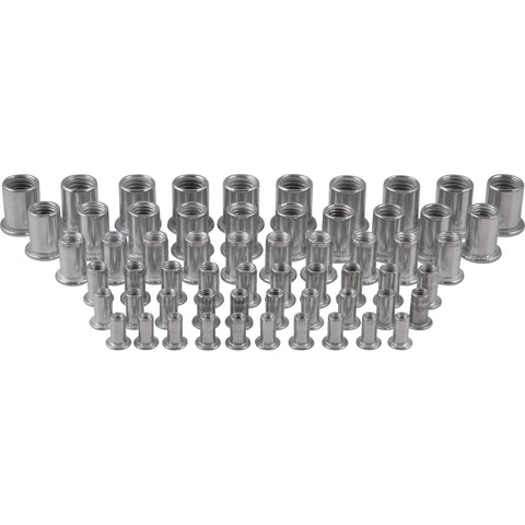 Kincrome M6 Rivnut Insert Set 20 Piece Zinc-Coated Steel