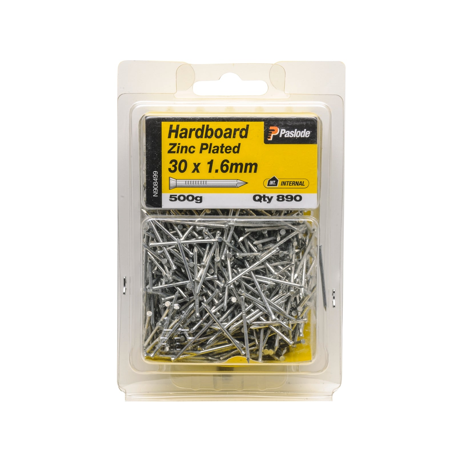 Paslode Hard Board Nails 30 x 1.6mm Zinc Plated 500g 890 Pack