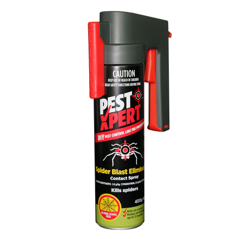 PestXpert Spider Blast Eliminator Spray 400g - Indoor/Outdoor Aerosol for Spiders and Crawling Pests