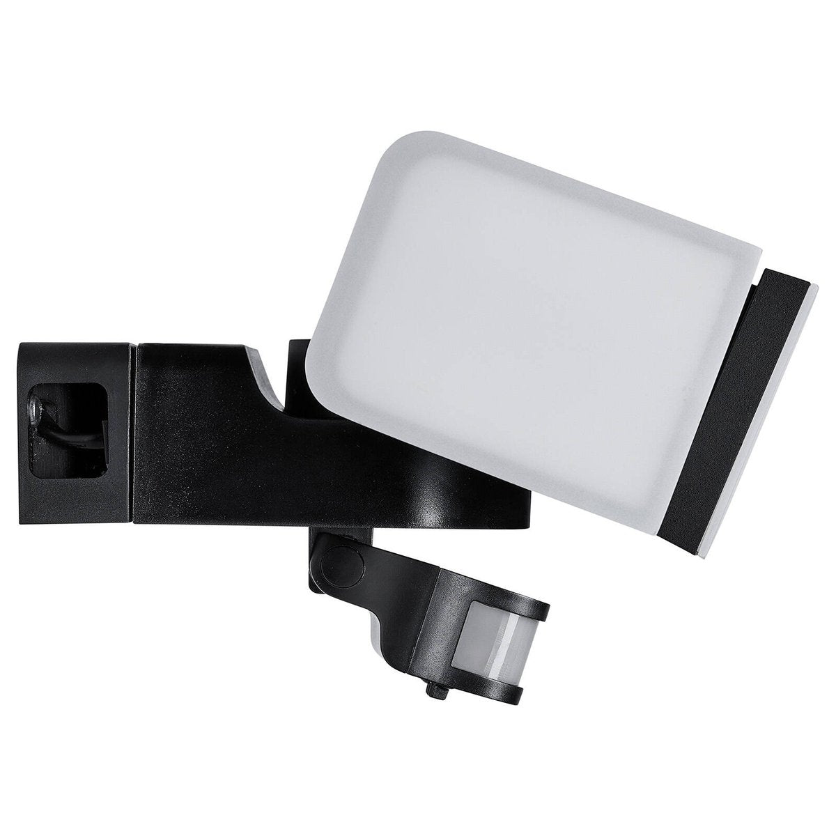 Brilliant Fortress Black LED Triple Security Light 45W Motion Sensor Outdoor 22593/06