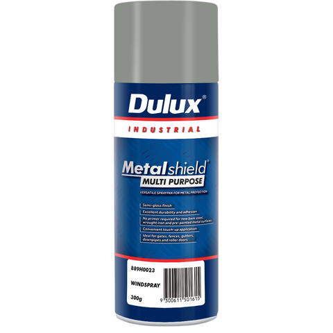 Dulux Metalshield 300g Multipurpose Spray Paint Windspray - Metal Protection