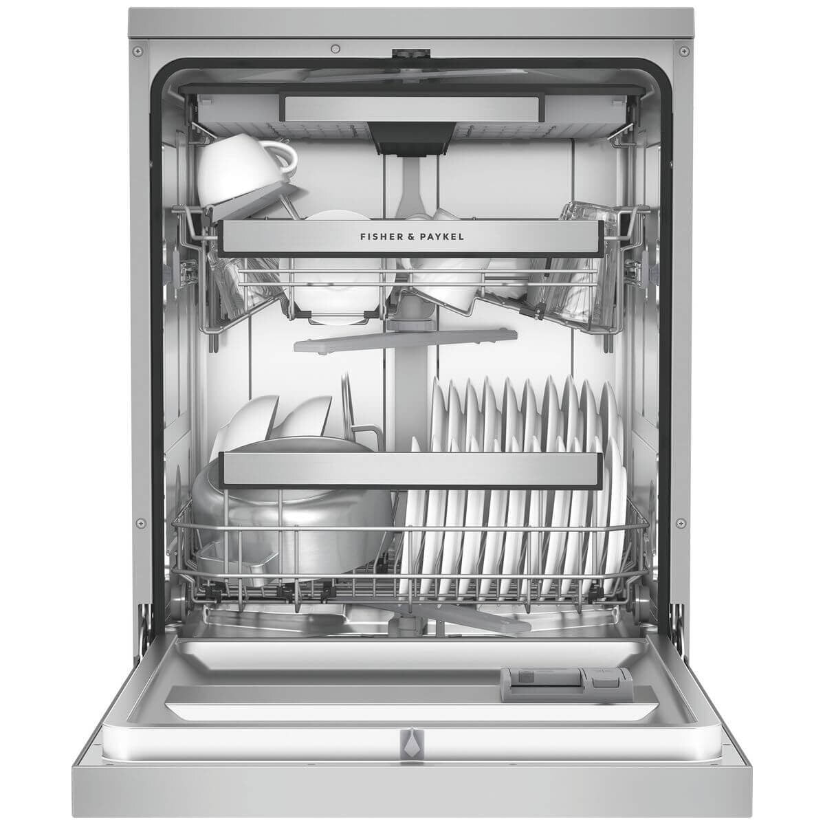 Fisher & Paykel 60cm Freestanding Dishwasher - 15 Place Settings - Stainless Steel - DW60FC3X3