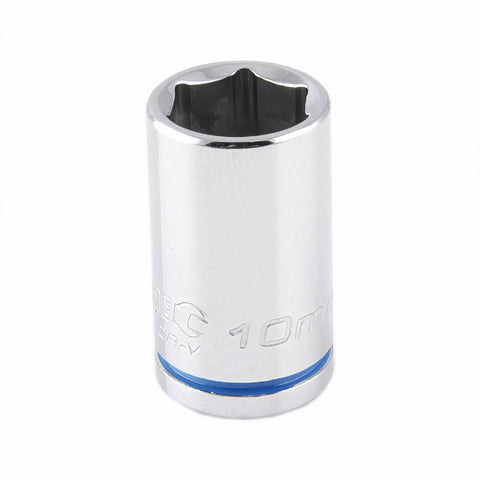 Kincrome 10mm 1/4" Drive Socket, 6 Point Chrome Vanadium Mirror Polish