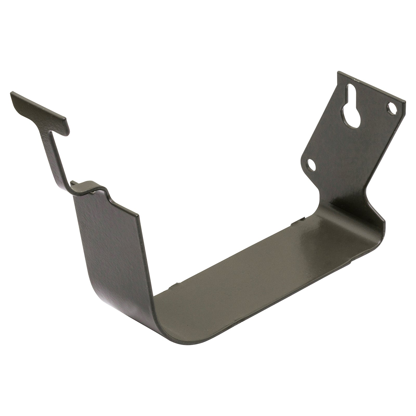COLORBOND Quad Gutter External Bracket 115mm - Woodland Grey Painted Steel