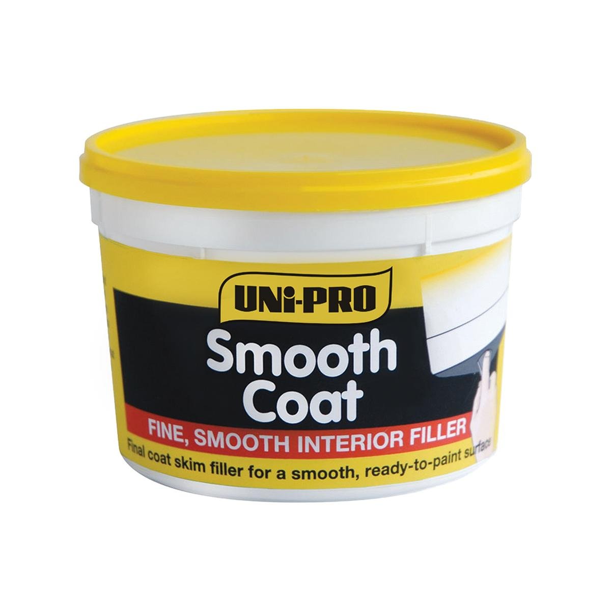 Uni-Pro 500g Smooth Coat Skim Filler, Powdered Paintable Sandable, Indoor
