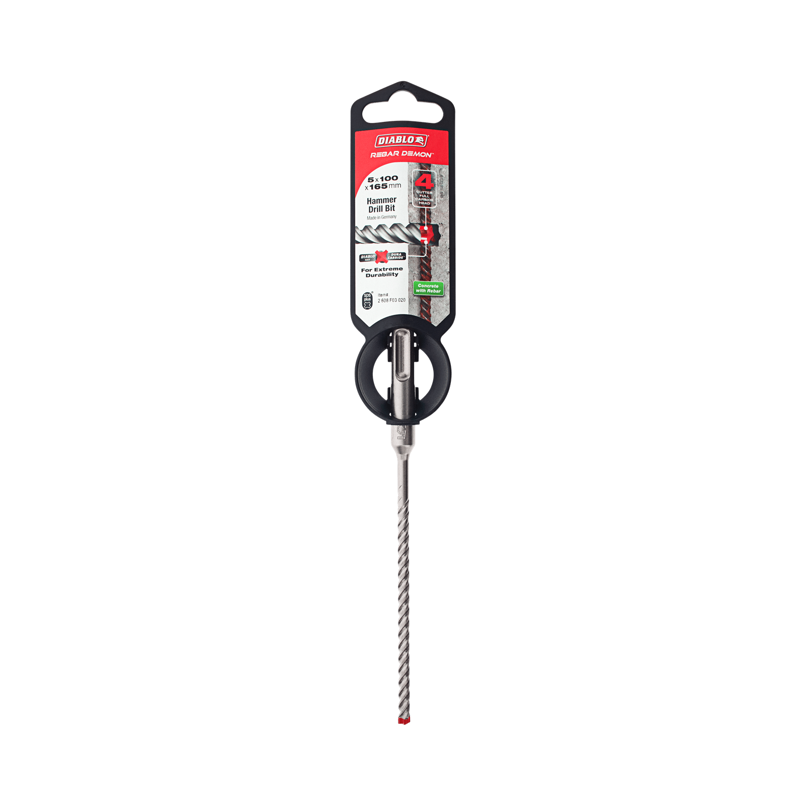 Diablo Rebar Demon SDS-Plus Hammer Drill Bit 5 x 165mm