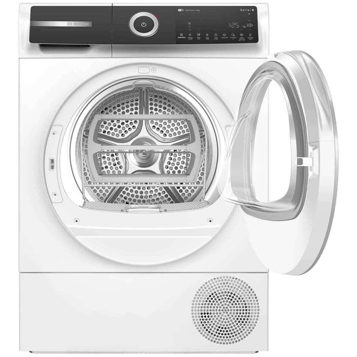 Bosch Series 8 8kg Heat Pump Dryer - 9 Star Energy Rating, Smart Dry, Quick 40 Program - WQH235B8AU