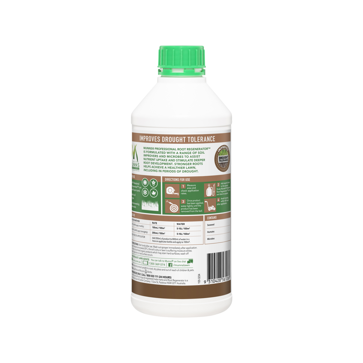 Munns Professional Root Regenerator - 1L - Liquid - All Lawns - SuperSaverAU - view 3