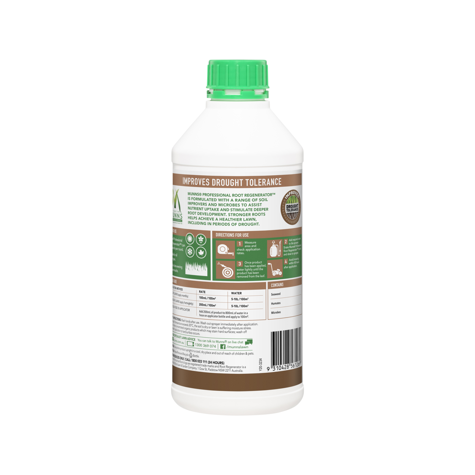 Munns Professional 1L Root Regenerator Liquid Soil Improver Concentrate