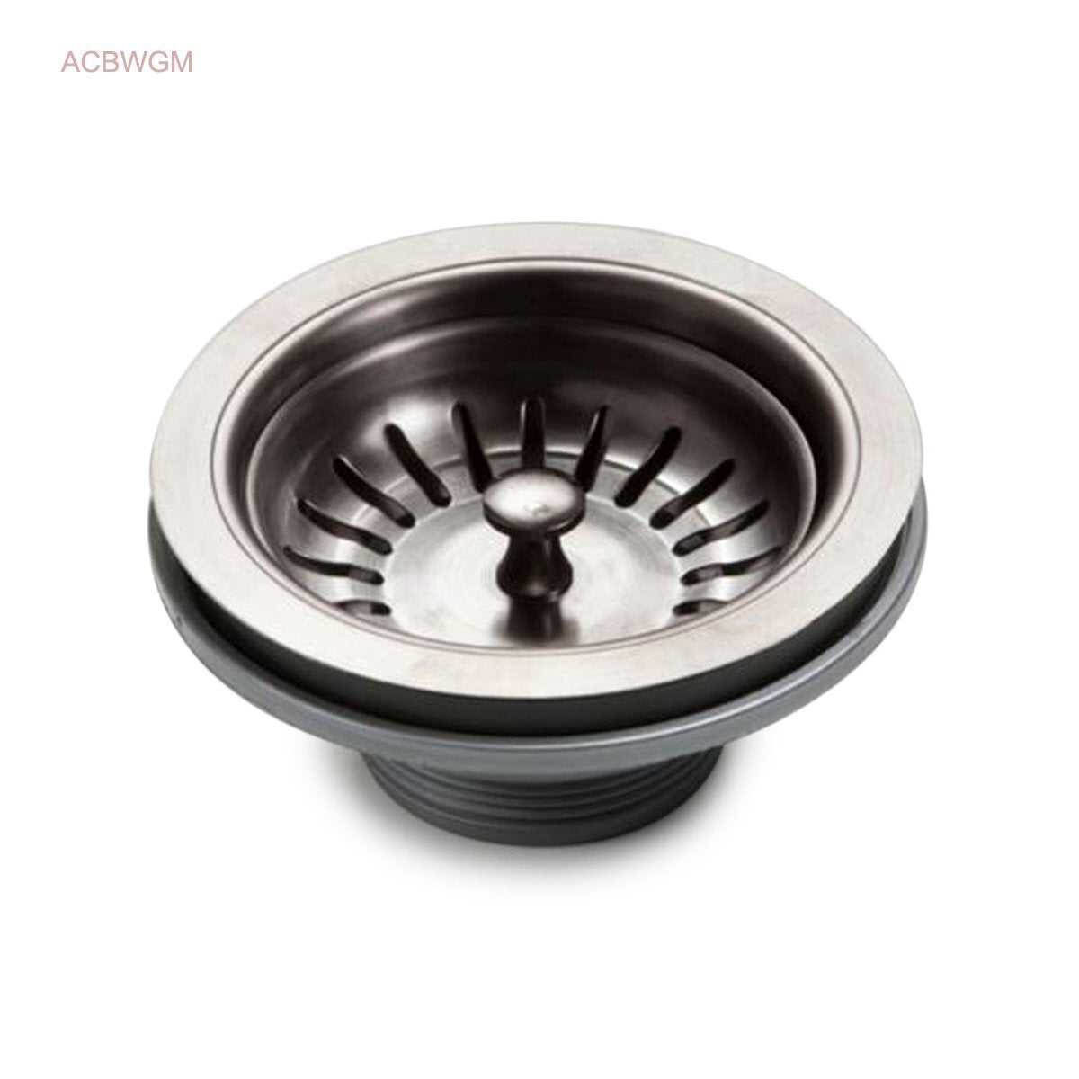 Oliveri Spectra double bowl sink - 780mm gunmetal coloured stainless steel - easy clean corners - SB63GM