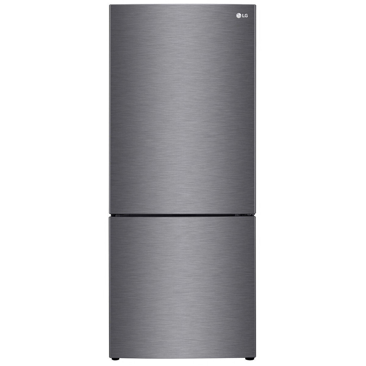 LG 420L Bottom Mount Fridge - Dark Graphite Doors, Door Cooling, Frost Free - GB-455UPLE