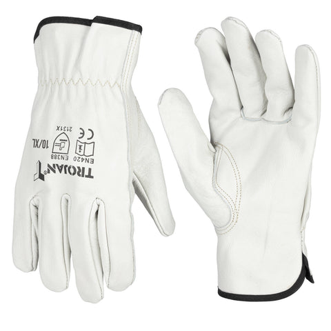 Trojan XL Leather Riggers Gloves - Keystone Thumb