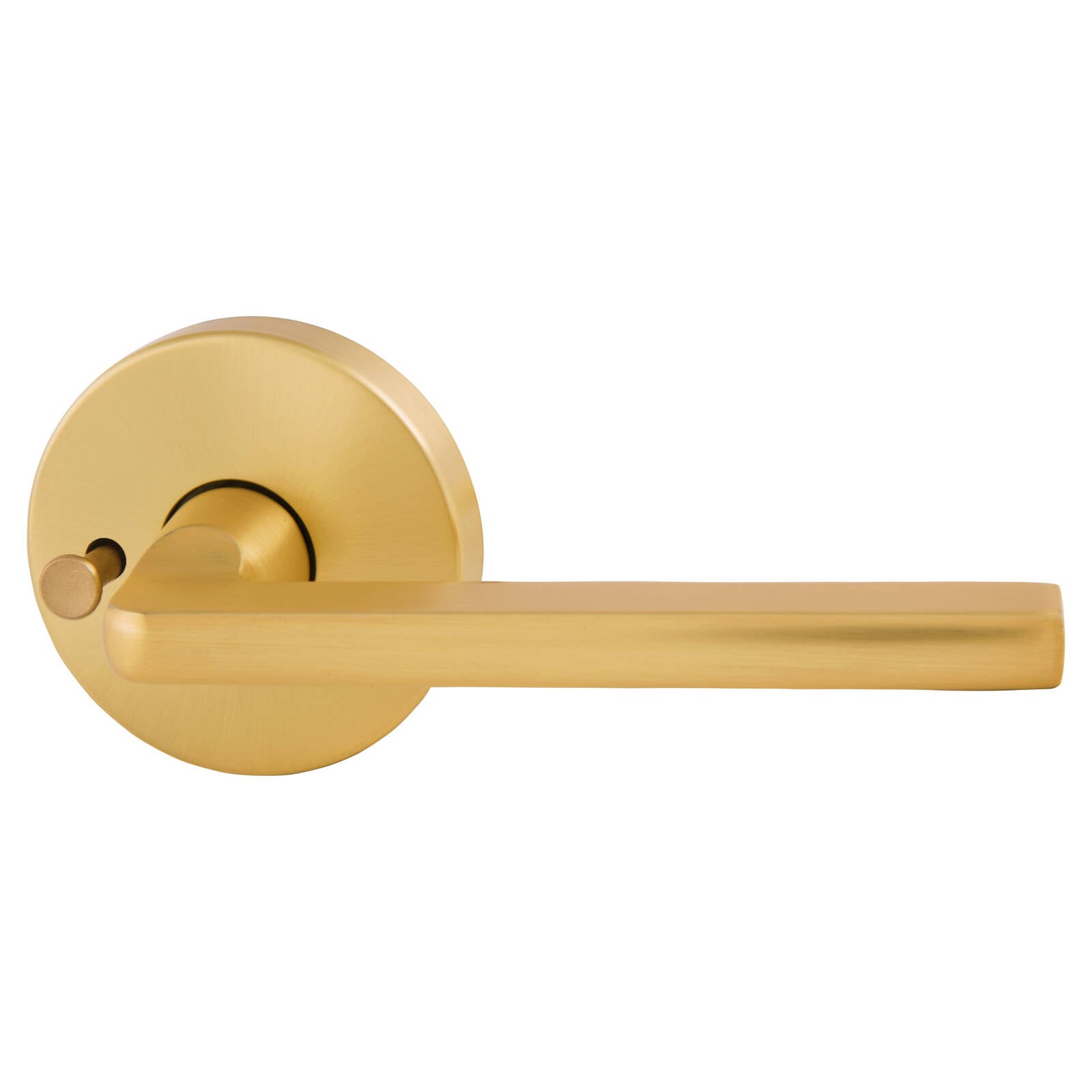 Gainsborough Avant Alba Satin Brass Privacy Lever Set