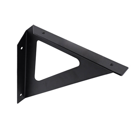 Carinya 190 x 190mm Black Powder Coated Steel Triangle Stayed Bracket 100kg