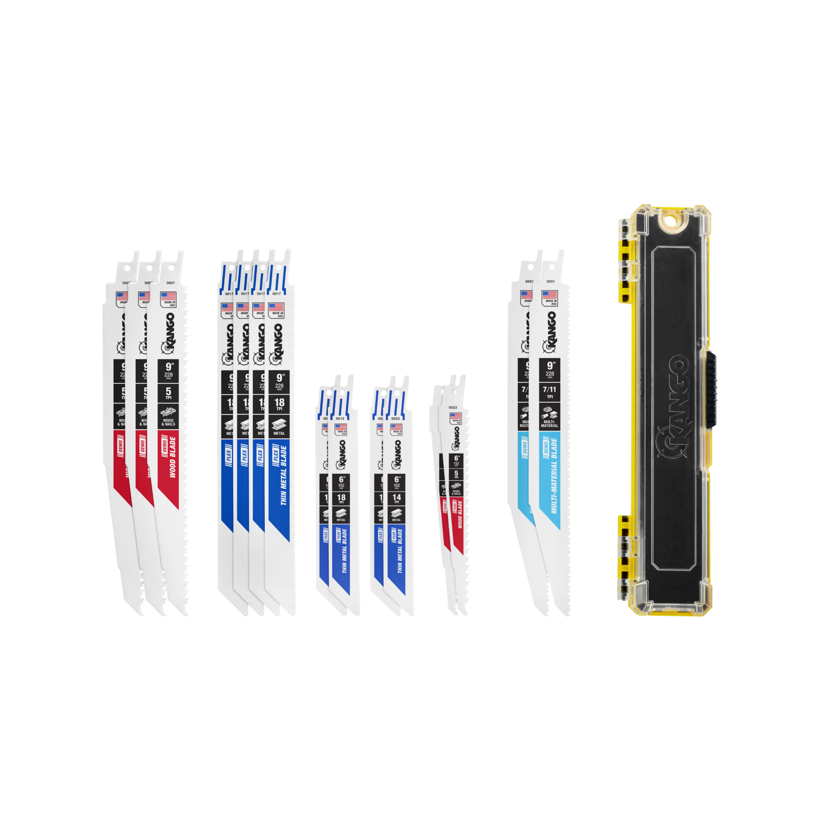 Kango 15-Piece Reciprocating Saw Blade Set