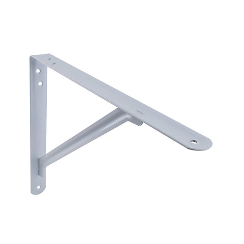 Carinya 300 x 250mm White Light Stayed Bracket, Powder Coated Steel, Multi-Orientation Wall Mount