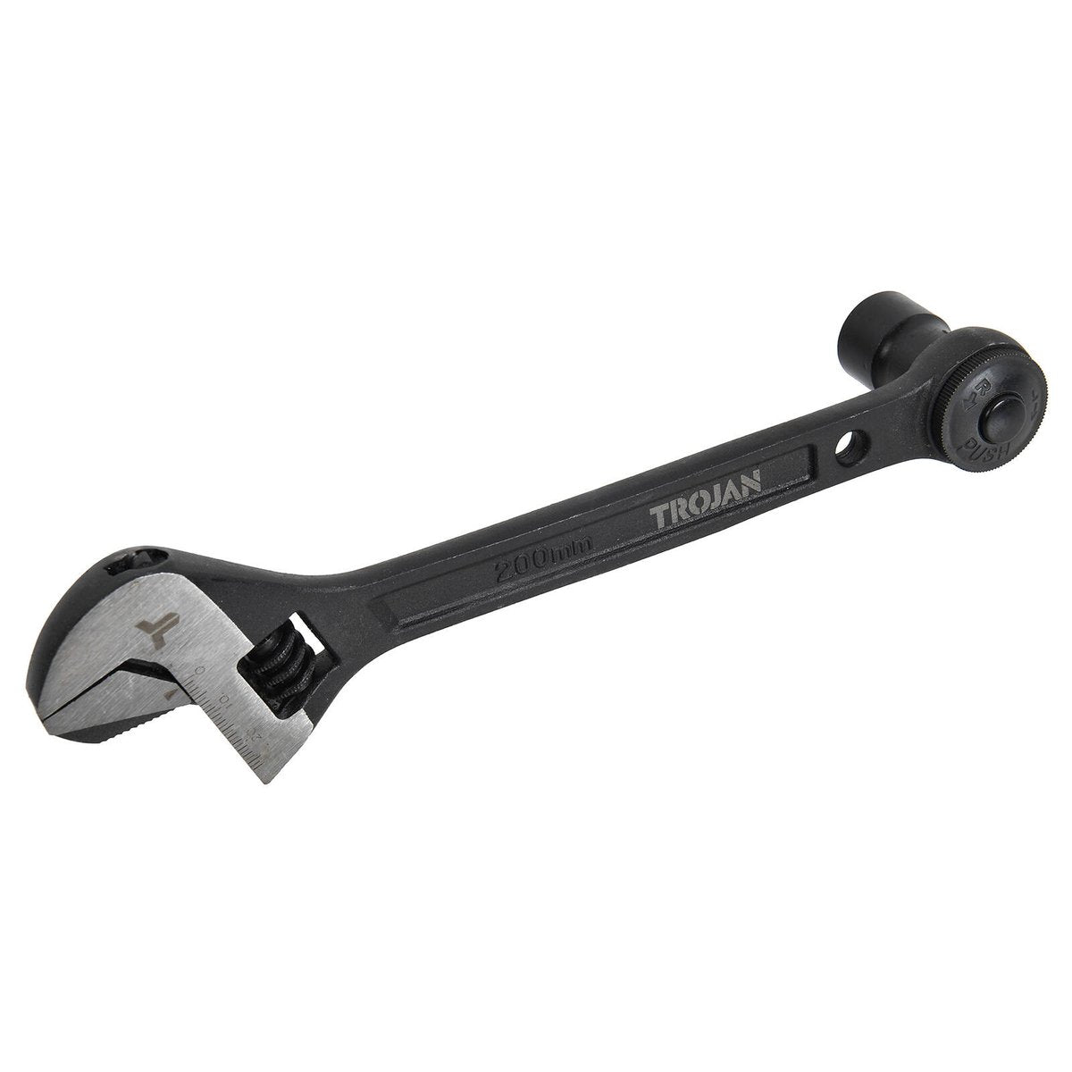 Trojan Ratcheting Wrench Set 11 Piece - 3-in-1 Tool - Chrome Vanadium Steel - 10-22mm Sockets - SuperSaverAU - view 5