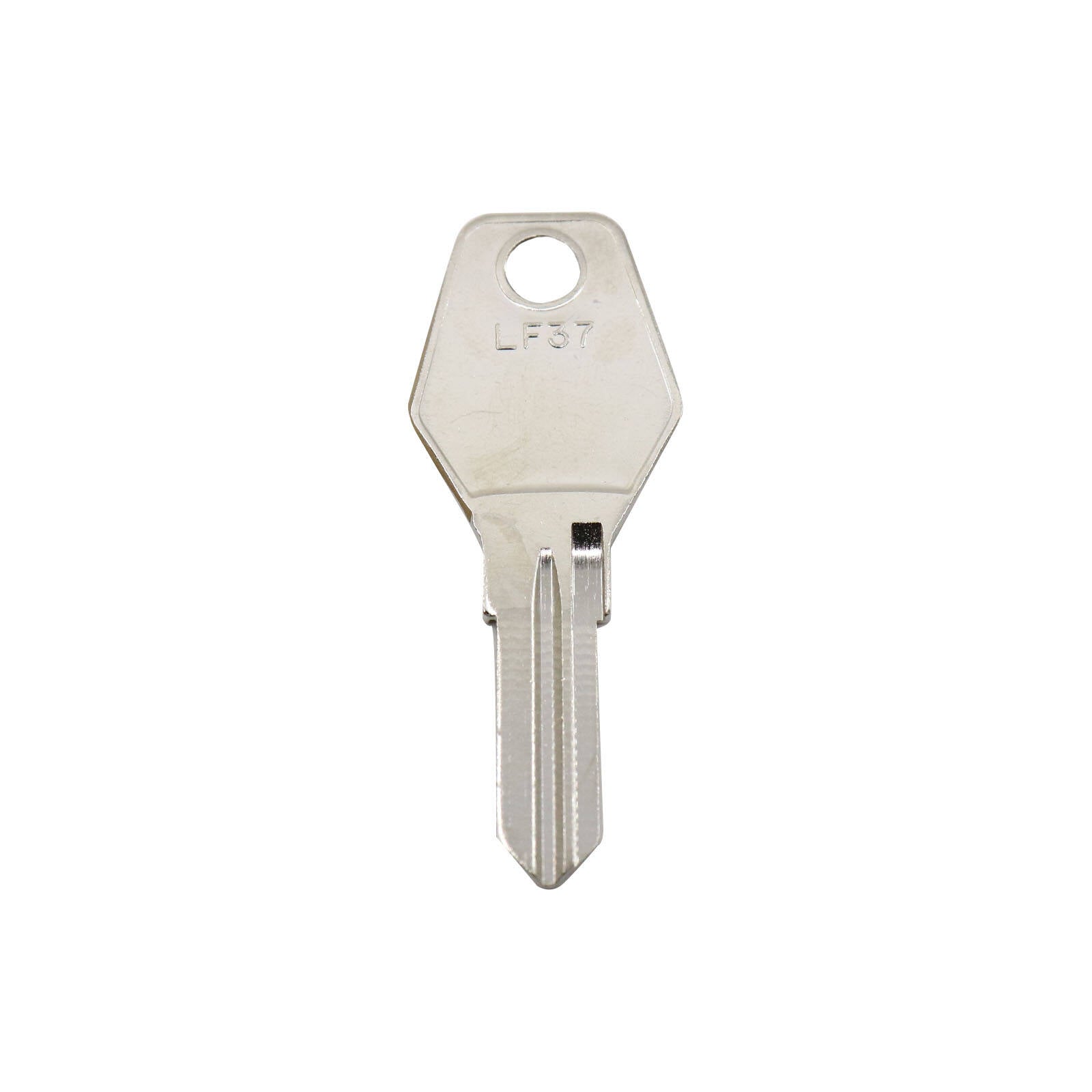 EHI LF37 Silver Blank Key 50mm Nickel Plated Brass