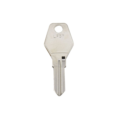 EHI LF37 Silver Blank Key 50mm Nickel Plated Brass