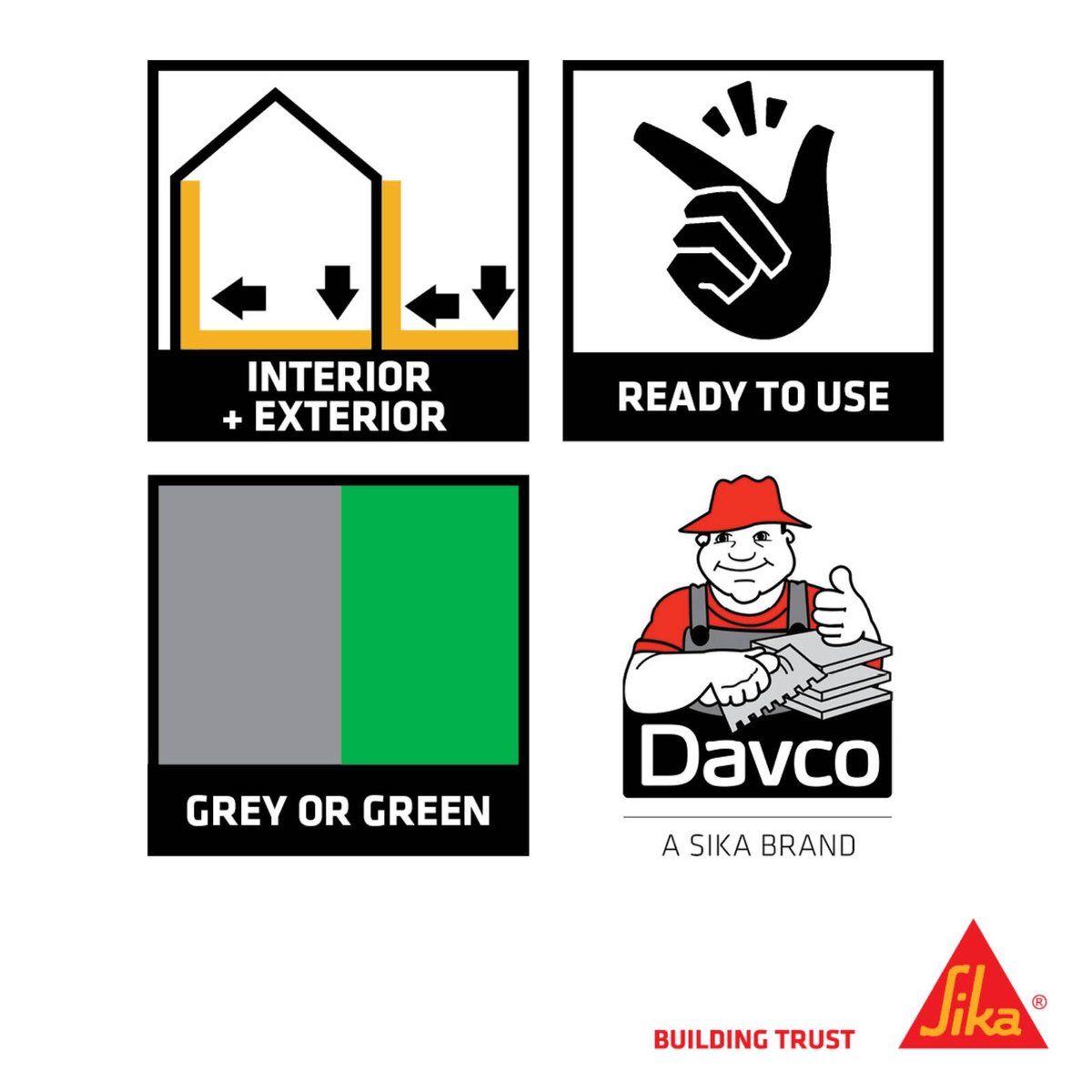 Davco 4L Green K10 Plus Waterproofing Agent Membrane for Wet Areas