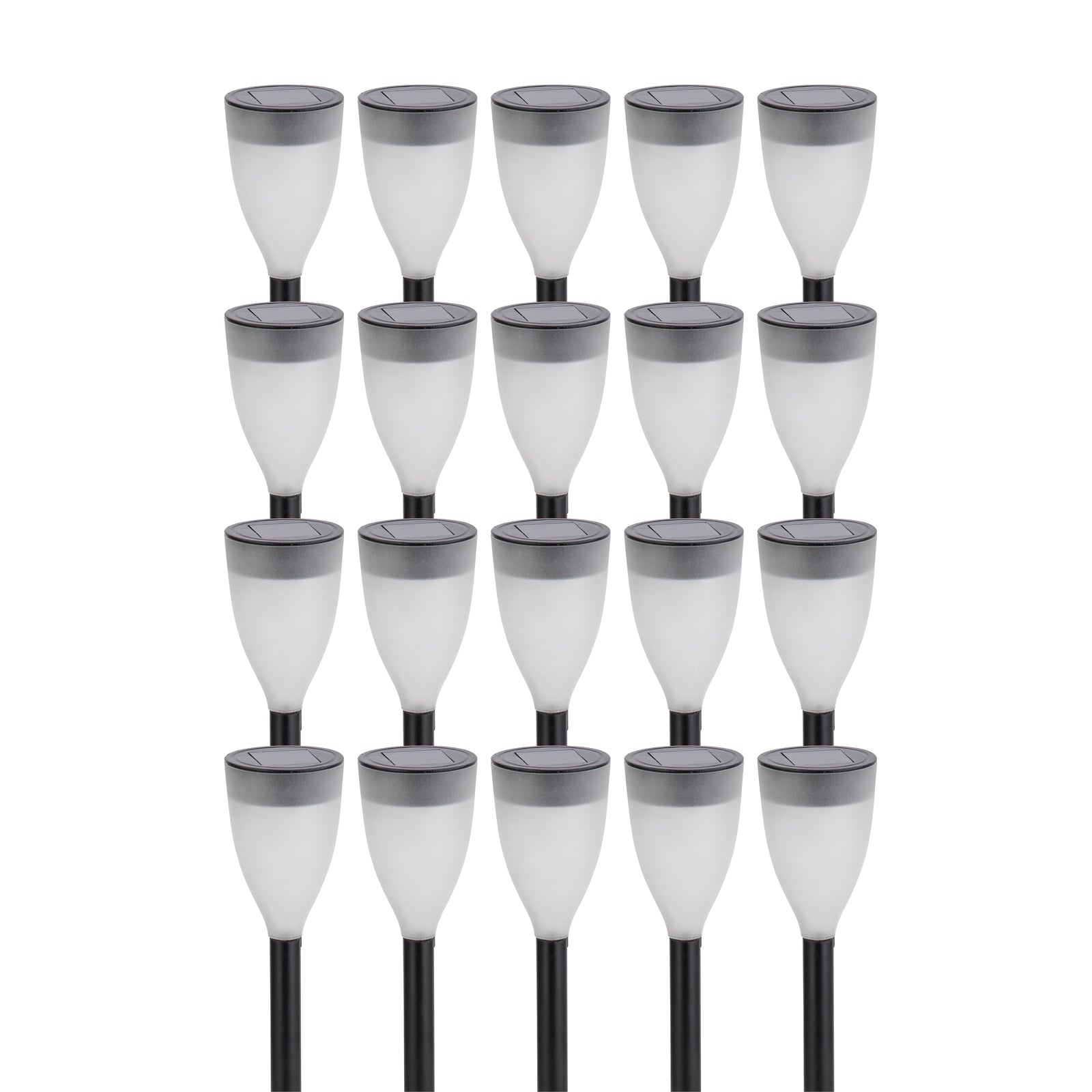 Solar Magic Colour Change LED Path Light 60mm Solar Powered - 20 Pack