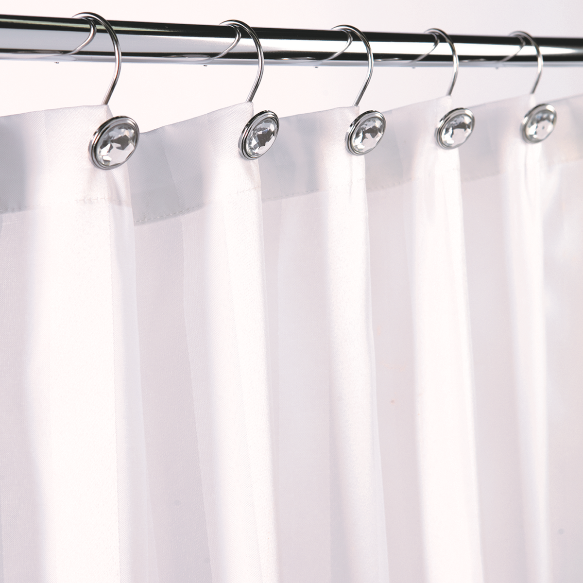 Barelli Shower Curtain - 180cm x 180cm - Polyester - Water Resistant - SuperSaverAU - view 3