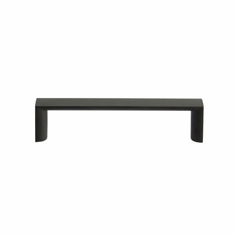Taskmaster 96mm Matte Black Half Round Cabinet Handle Steel Drawer Pull