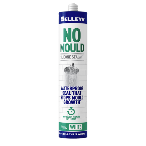 Selleys No Mould 290ml White Acetic Cure Silicone Sealant