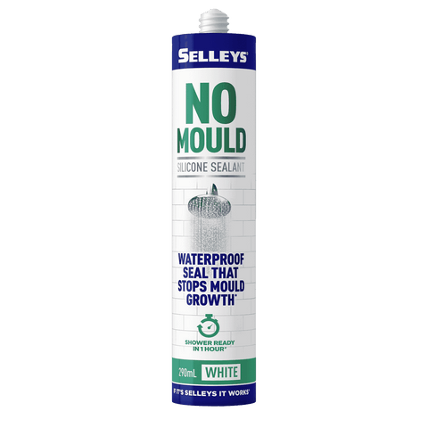 Selleys No Mould 290ml White Acetic Cure Silicone Sealant