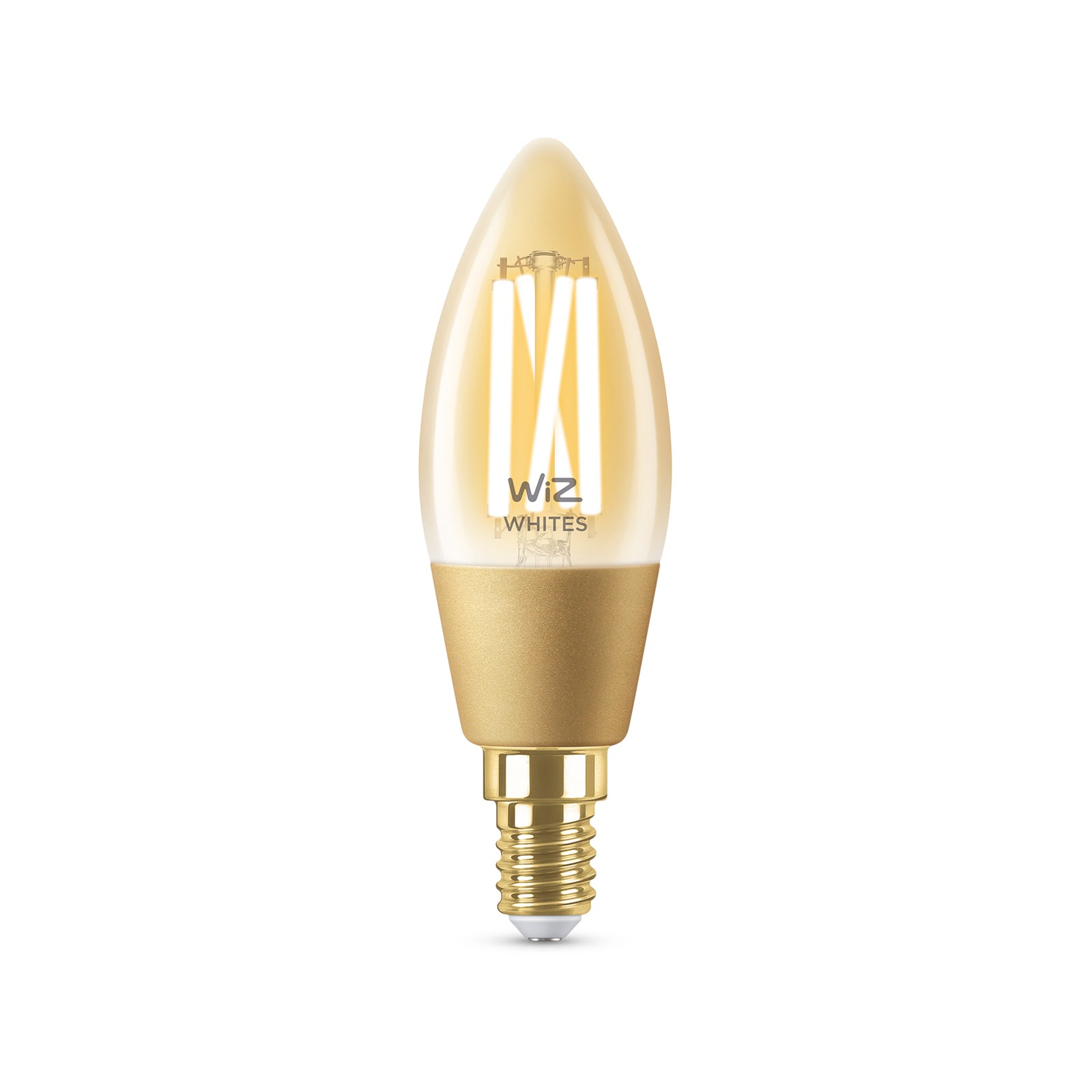 WiZ P45 E14 LED 370lm 4.9W Tuneable White Smart Filament Candle (929003017701)