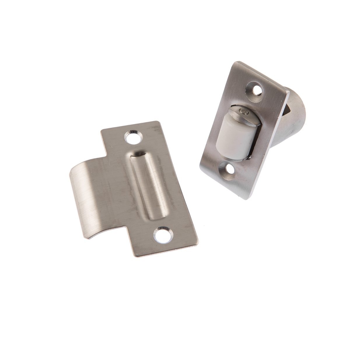 Lane Non Mortise Roller Latch Brushed Satin Chrome - 27mm Indoor Outdoor