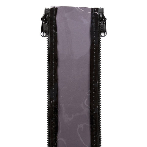 Bistro Blinds 240cm Charcoal PVC Outdoor Bistro Blind Zip Joiner - 10 Pack